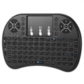 2,4 Ghz draadloos mini-toetsenbord met touchpad - zwart