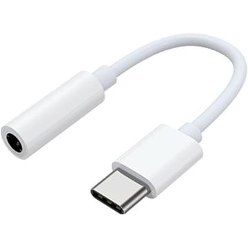 Alook USB-C / 3,5 mm adapter voor hoofdtelefoonaansluiting GP-TGU022MVAWW - Wit