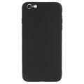Anti-Vingerafdruk Mat iPhone 6 Plus/6S Plus TPU Hoesje - Zwart