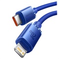 Baseus Crystal Shine USB-C / Lightning Kabel CAJY000203 - 1.2m - Blauw