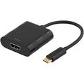 Deltaco USB-C naar HDMI-adapter - 4K/60Hz - Zwart