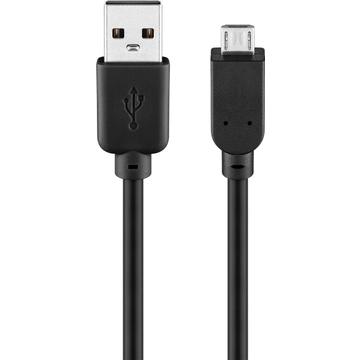 Goobay Micro USB-kabel - 0,15m - Zwart