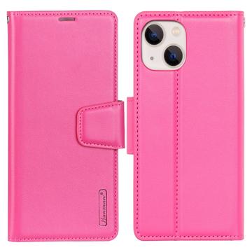 Hanman Mill iPhone 14 Plus Portemonnee Hoesje - Hot Pink
