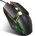 HXSJ S200 bedrade muis kleurrijke lichtgevende Gaming muis