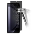 Samsung Galaxy Z Fold5 Privacy Full Cover Glazen Screenprotector - Zwarte Rand