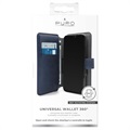 Puro 360 Rotary Universal Smartphone Wallet Case - XXL - Blauw