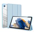 Samsung Galaxy Tab A9 Dux Ducis Toby Tri-Fold Smart Folio Hoesje - Baby Blauw