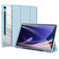 Samsung Galaxy Tab S9 FE Dux Ducis Toby Tri-Fold Smart Folio Hoesje - Baby Blauw