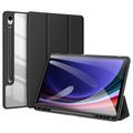 Samsung Galaxy Tab S9 FE Dux Ducis Toby Tri-Fold Smart Folio Hoesje - Zwart