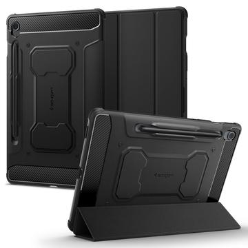 Samsung Galaxy Tab S9 FE Spigen Rugged Armor Pro Folio Case - Zwart