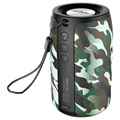 Zealot S32 Draagbare Waterbestendige Bluetooth Speaker - 5W - Groen Camouflage
