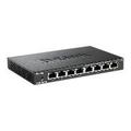 D-Link DES 108 8-poorts Snel Ethernet Onbeheerde Desktopswitch - Zwart