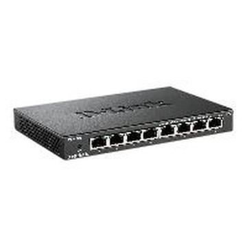 D-Link DES 108 8-poorts Snel Ethernet Onbeheerde Desktopswitch - Zwart