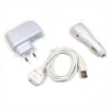 iPhone, iPod Reislader en Autolader - Wit