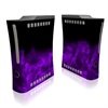 Xbox 360 Skin - Dark Amethyst Crystal