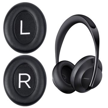 1 paar vervangende Eiwit lederen oorkussens oorkussens voor Bose 700/NC700 Bluetooth hoofdtelefoon - zwart