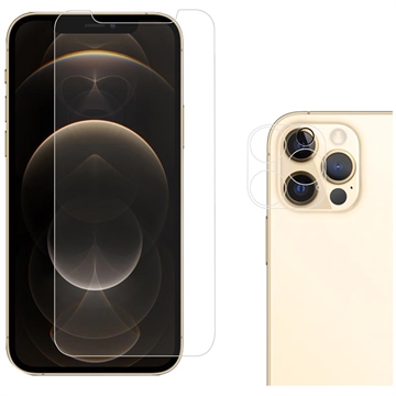 iPhone 12 Pro 2-in-1 Set Glazen Screenprotector & Camera Lens
