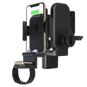 3 In 1 Universele Autohouder En Qi Draadloze Oplader Zwart huismerk kopen in de aanbieding 3 In 1 Universele Autohouder En Qi Draadloze Oplader Zwart huismerk kopen in de aanbieding