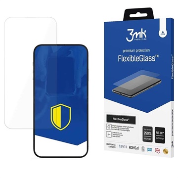 3MK FlexibleGlass iPhone 14-14 Pro Hybride Screenprotector 7H Doorzichtig