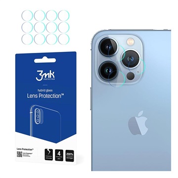 3MK Hybrid iPhone 13 Pro Camera Lens Glazen Protector 4 St.