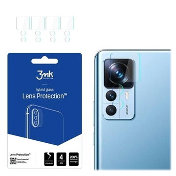 3MK Hybrid Xiaomi 12T-12T Pro Cameralens Glasbeschermer 4 St.
