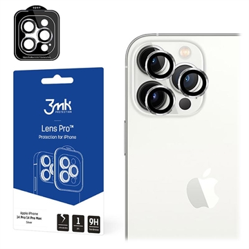3MK Lens Protection Pro iPhone 14 Pro-14 Pro Max Camerabeschermer Zilver