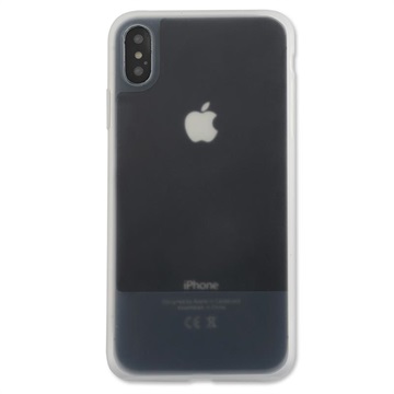 4Smarts Cupertino Ice Iphone X Xs Siliconen Hoesje Wit huismerk kopen in de aanbieding