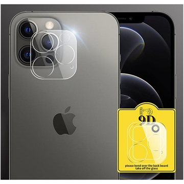 iPhone 12 Pro Max 9D Camera Lens Tempered Glass Protector Doorzichtig