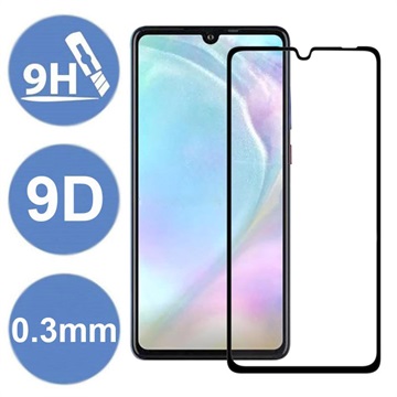 9D Full Cover Huawei P30 Lite Glazen Screenprotector 9H Zwart huismerk kopen in de aanbieding
