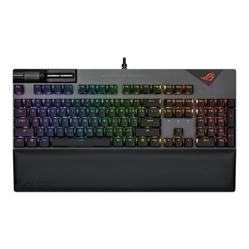 ASUS ROG Strix Flare II Mechanical Gaming Keyboard Nordic Layout Metallic Grijs