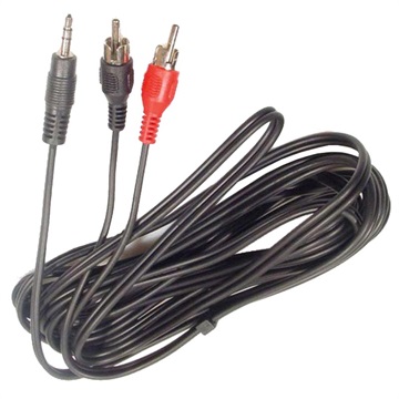 AUX Adapter 2 x RCA-3,5mm Stereo Jack 3m
