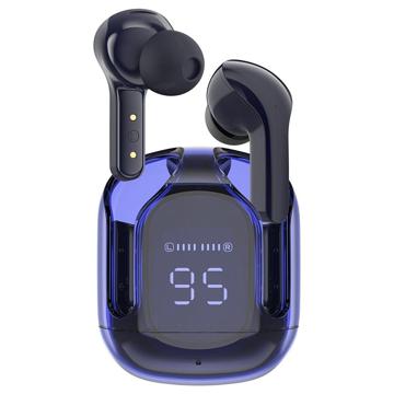 ACEFAST T6 Draadloze Oordopjes Sapphire Blue - Met draadloos oplaadbare case - Noise Cancelling Oortjes - Bluetooth 5.0 - Stijlvol & Clean Design