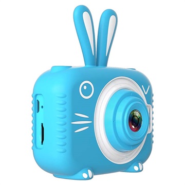 Animal Shape Kids 20MP digitale camera X5 konijn-blauw