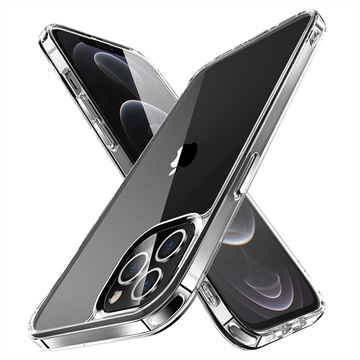 iPhone 12 Pro Max Anti-Shock Hybride Hoesje Doorzichtig