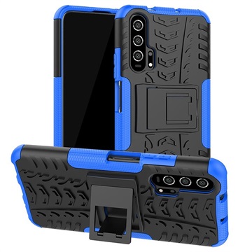 Honor 20 Pro Anti-Slip Hybrid Case met Standaard Blauw-Zwart