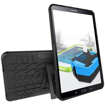 Samsung Galaxy Tab A 10.1 (2016) Anti-Slip Hybrid Case Zwart