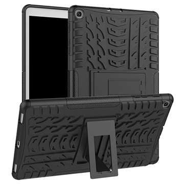 Anti-Slip Samsung Galaxy Tab A 10.1 (2019) Hybrid Case Zwart