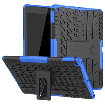 iPad 10.2 2019-2020 Antislip Hybride Hoesje met Standaard Blauw-Zwart