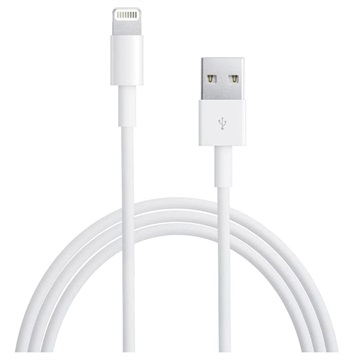 Apple MD818ZM-A Lightning-USB Kabel iPhone, iPad, iPod Wit 1m