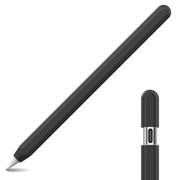 Apple Pencil (USB-C) Ahastyle PT65-3 Silicone Etui Zwart
