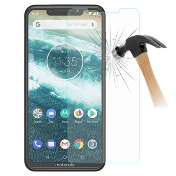 Motorola One Power Arc Edge Glazen Screenprotector Kristalhelder huismerk kopen in de aanbieding