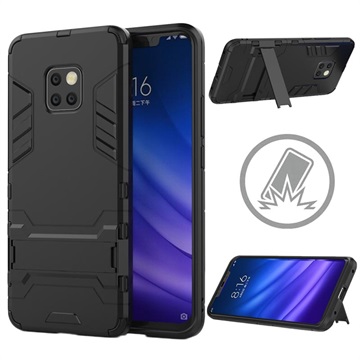 Armor Series Huawei Mate 20 Pro Hybrid Case Met Standaard Zwart huismerk kopen in de aanbieding