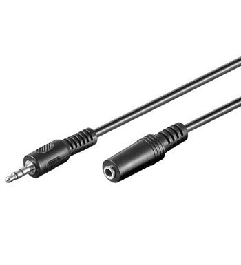 Alcasa Audioverl. 3,5mm connector -> 3,5mm connector St-Bu 2.00m (AS-35V2)