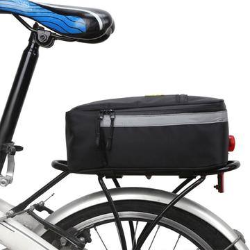 B-SOUL fiets MTB racefietstas reflecterende bagagedrager staarttas fietsopbergtas met veiligheidsach
