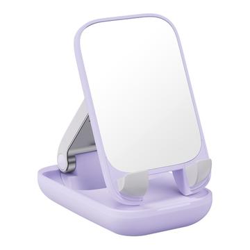 BASEUS Seashell-serie opvouwbare telefoonstandaard met spiegel, verstelbare mobiele telefoonhouder p