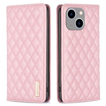 Binfen Color BF Style-16 iPhone 14 Plus Wallet Case Roze