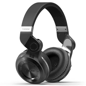 BLUEDIO T2+ Draadloze Bluetooth 4.1 Over-ear Stereo Hoofdtelefoon met Mic Zwart