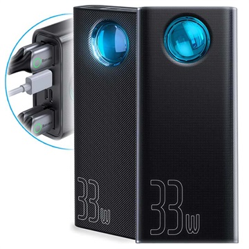 Baseus Amblight 4Xusb Usb C Powerbank 30000Mah Zwart huismerk kopen in de aanbieding