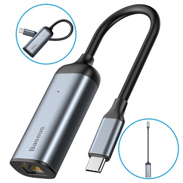 Baseus Enjoy Usb C Naar Rj45 Internet Adapter Zilver huismerk kopen in de aanbieding Baseus Enjoy Usb C Naar Rj45 Internet Adapter Zilver huismerk kopen in de aanbieding