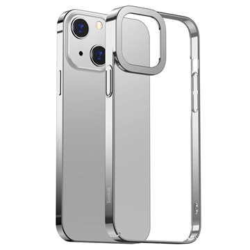 Baseus Glitter Serie iPhone 13 Cover Zilver